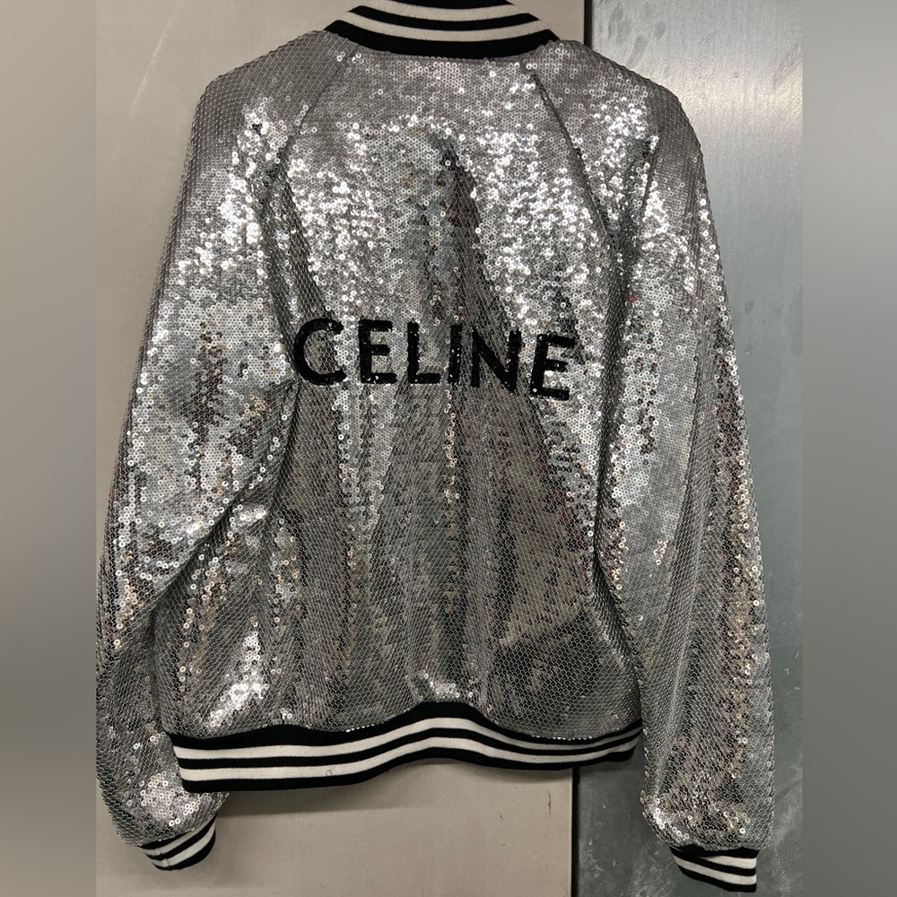 CELINE TEDDY JACKET IN COTTON FLEECE
LIGHT GREY
